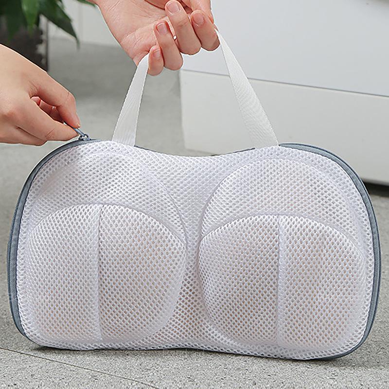 "Thick Mesh Bra Laundry Bag for Anti-Deformation Protection"
