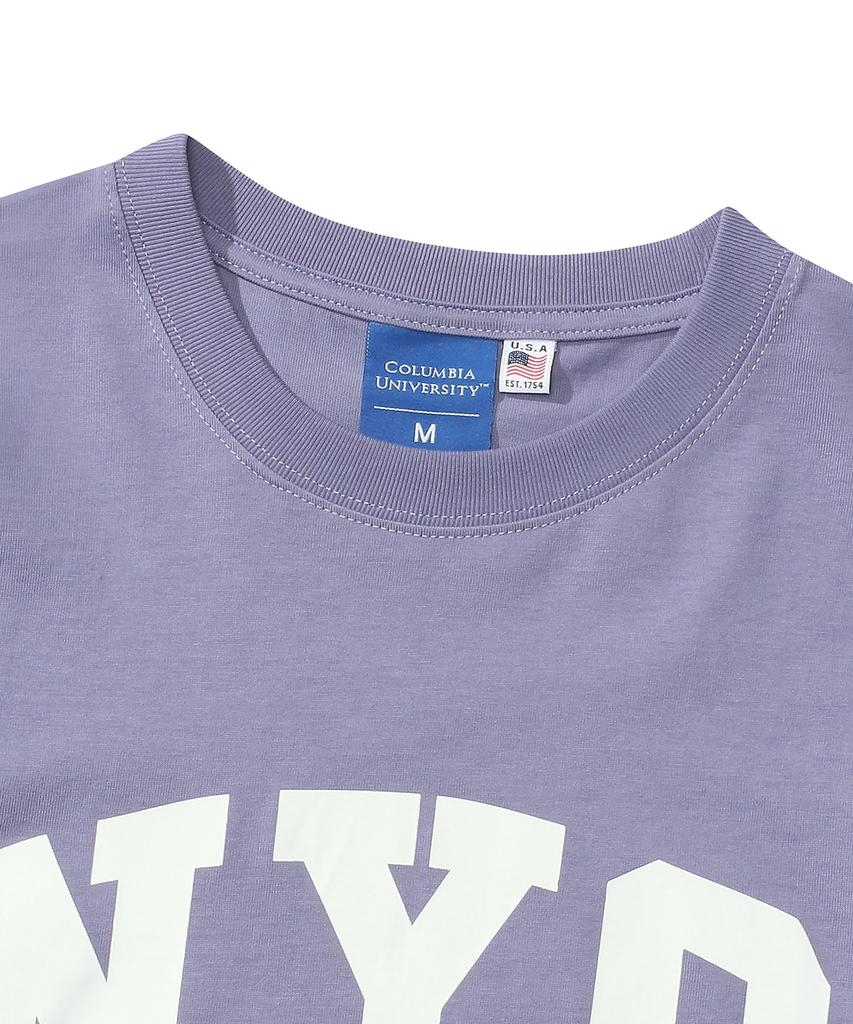 COLUMBIA UNIVERSITY Nyc Arch Logo S/S T-Shirts Light Violet