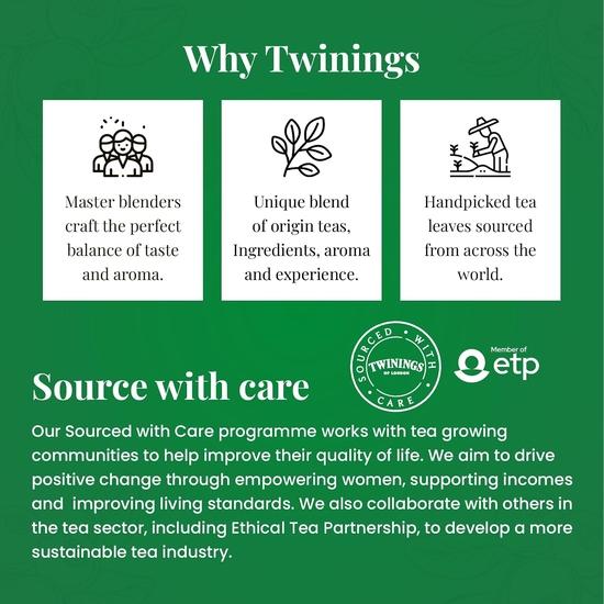 Twinings Green Tea Cranberry, 25 Tea Bags| Pack of 1| Perfectly Balanced & Refreshing Taste| Zingy Sharpness of Cranberry with Golden