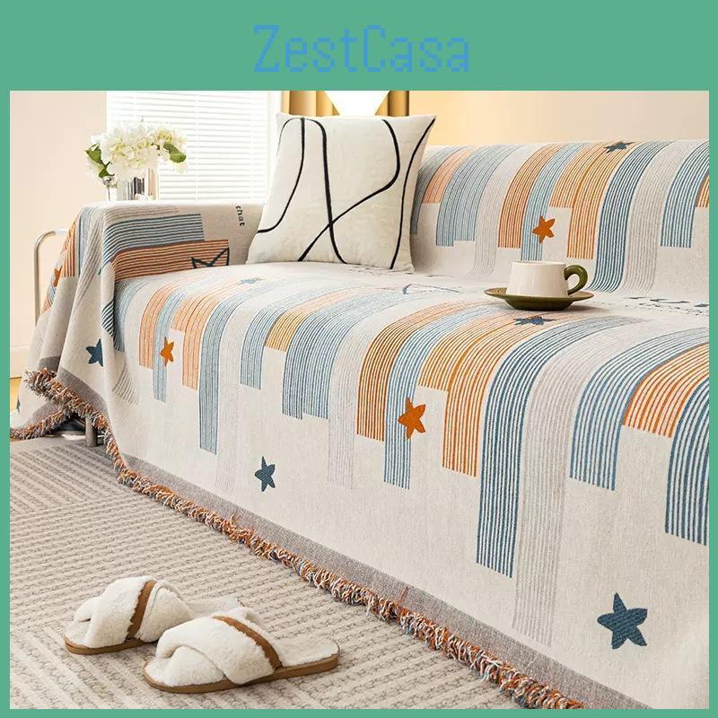 Piece Sofa Small One Towel Fresh Dustproof Sofa Seat Cushions Four Seasons Universal Full Cover Cloth Doublesided Available