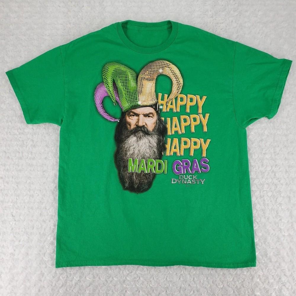 Remembering Phil Robertson Green Happy Happy Happy T Shirt Full Size S-5XL Unisex T-Shirt M