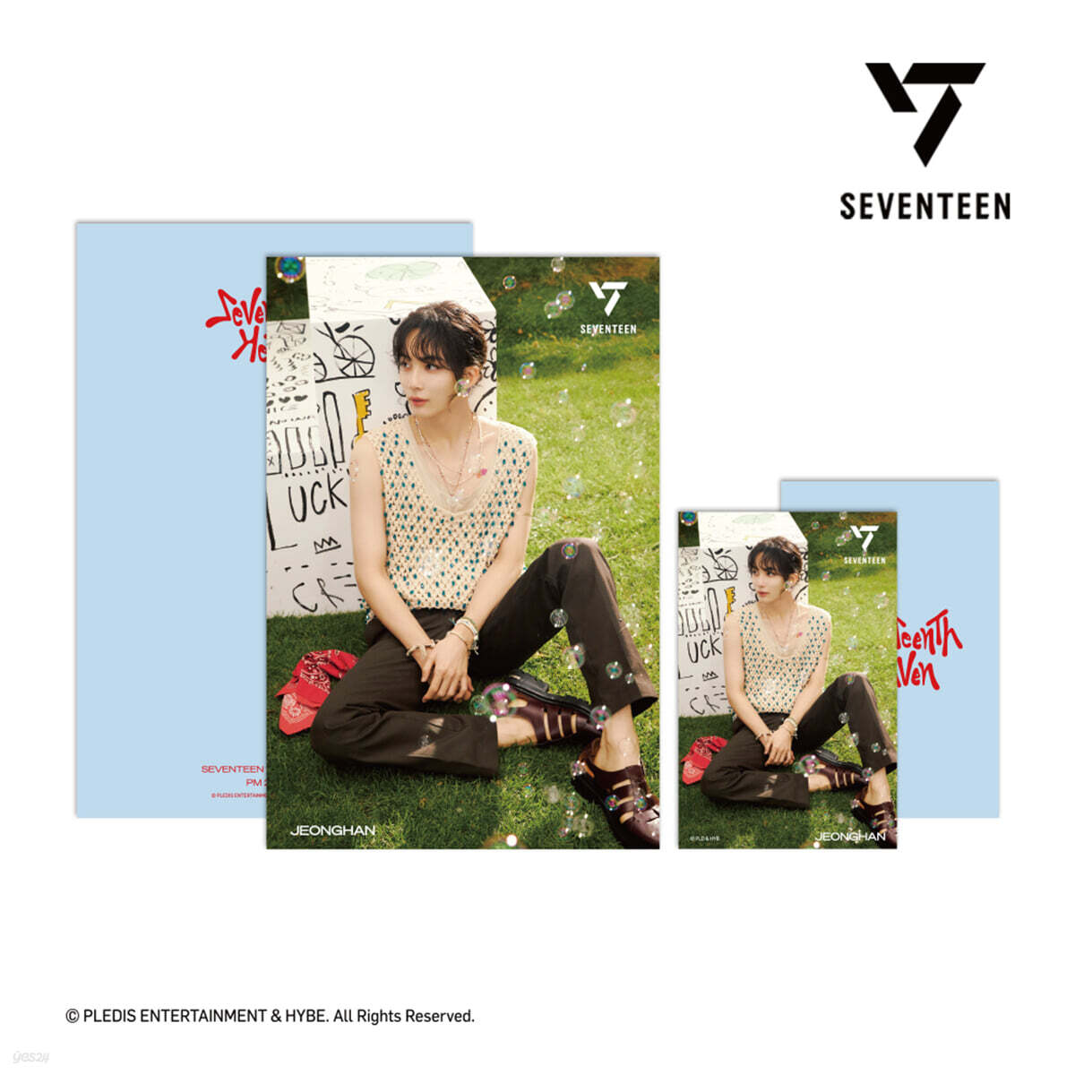 

[SEVENTEEN - SEVENTEENTH HEAVEN] 3D Lenticular Postcard [PM 2:14 ver.][Jeonghan ver.]