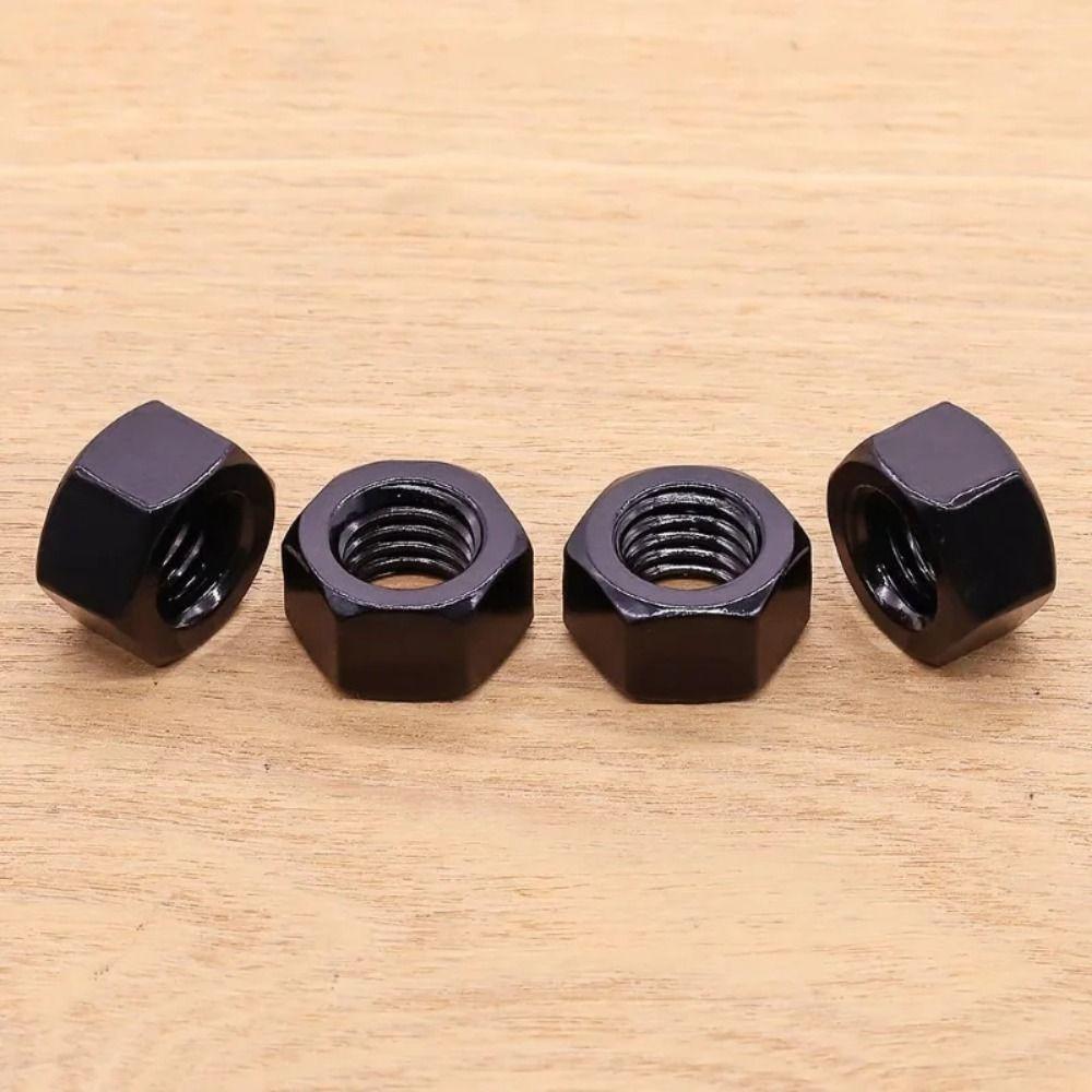 Black Nylon Hex Nuts Nylon Hexagonal Nut High Quality Hex Nuts Assortment Kit Car Repair