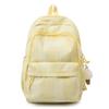 Schoolbag Backpack for Junior High School Girls Striped Small Fresh Sweet College Style Student School Bag High School Student Lightweight Class 