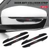 4pcs Car Logo Door Anti-Collision Protective Strip Sticker For Nissan Patrol Letter Badge Y60 Y61 Y62 GY Nismo Auto Accessories