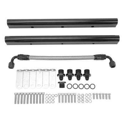 Kit de Rampe d'Injection EFI Collecteurs d'Admission en Alliage d'Aluminium Rampe d'Injection Kit pour Moteur LS LS1 LS2 LS3 LS6 LSX