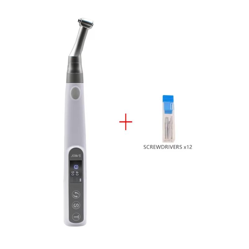 

Портативный дентальный имплантат динамометрический электрический ключ динамометрический ключ вращающийся на 360° 50 Нсм 50 об./мин с 12 шт. винтами инструменты для ремонта стоматологии