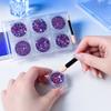 1/6Pcs Independence Day Body Glitter Gel, Patriotic Red White Blue Face Hair Glitter, Waterproof Sparkling Makeup Sequins, 4th of July Accessories