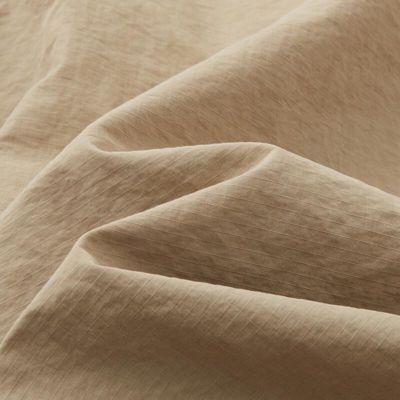 Demana Urban Style Color Block Seven-Point Sleeve Drawstring Dress