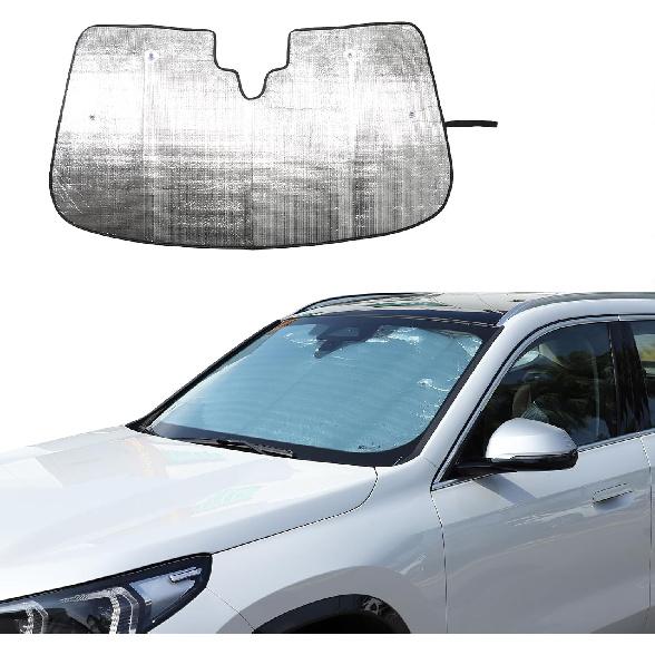 Car Windshield Sun Shade Compatible with BMW X1 U11 2023 2024 Reflector Auto Front Window Sunshade Visor Shield Cover,1Piece (Style B)