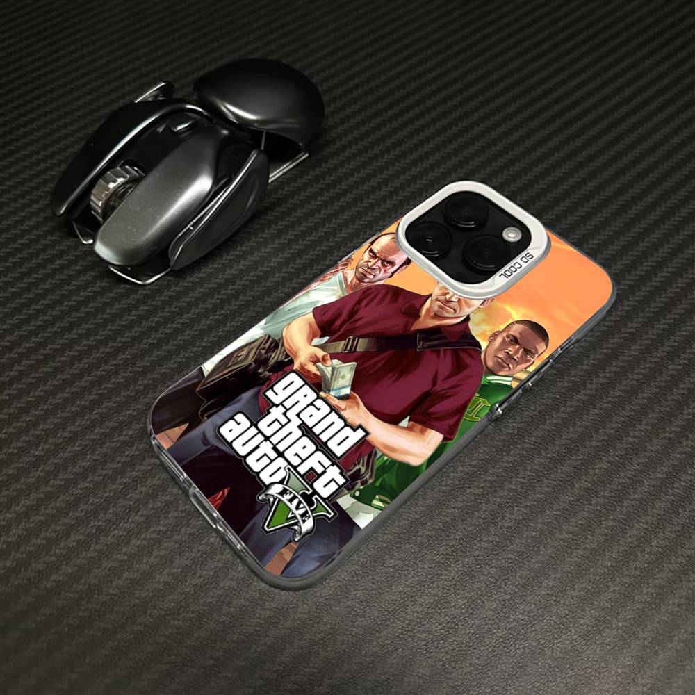 San Andreas G-GTA Phone Case For iPhone 16 15 14 13 12 11 Pro Max 17 Plus Colorful Cover