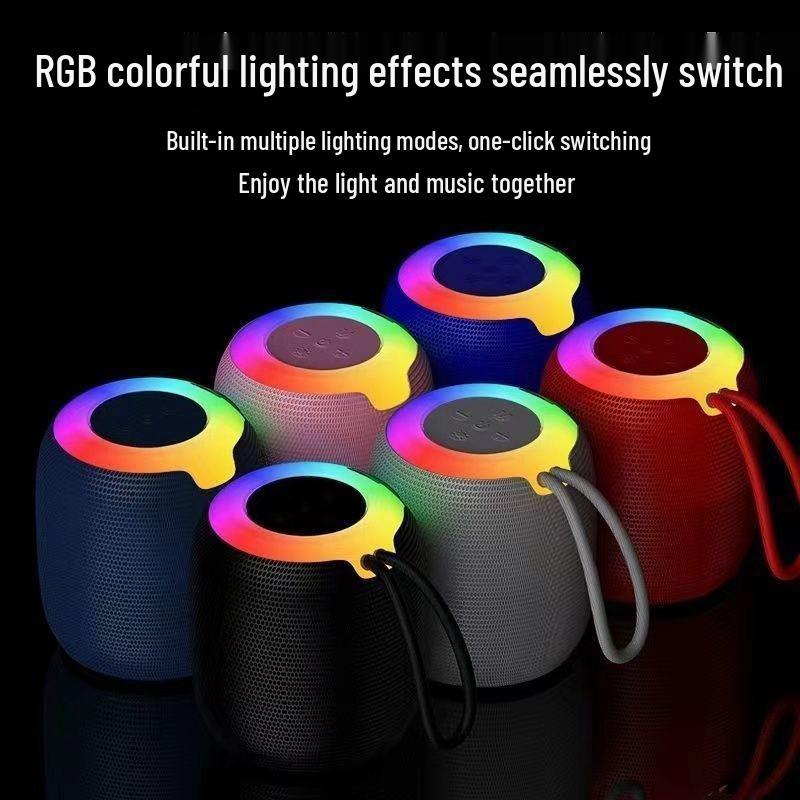 SH Portable Bluetooth Subwoofer Speaker: Outdoor & Indoor Mini Speaker with Large Volume for Car, Home, or Desktop