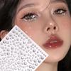 3D Strass Gezichtstattoo Stickers Voor Festival Glitter Make-up Sieraden Sticker Op Gezicht Kristallen Edelstenen Juwelen Diamanten Decoratie