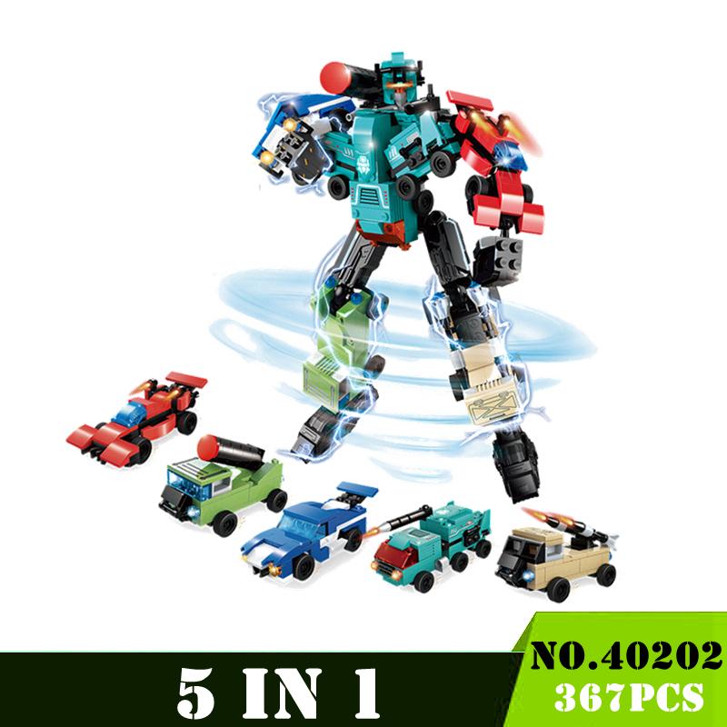 

Трансформация 6 в 1, городской полицейский динозавр, меха, деформация, робот-охранник, набор просветляющих блоков, детское образовательное здание gd40202