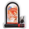 Toruna Motorcycle TOR2001 U-Lock, Lightweight, Black,