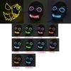 Premium Face Mask With Led Light Ideal For Halloween Dance Party Cosplay Decor