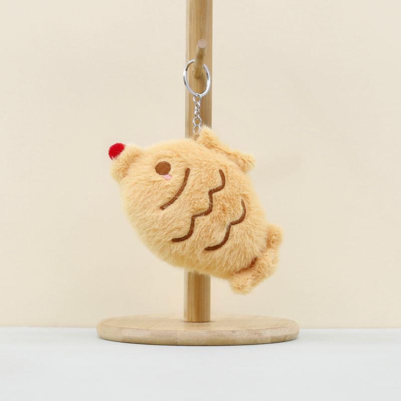 Fun Plush Hamburger Keychain Cute Food Inspired Stuffed Toy Perfect For Decor Home