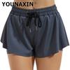 Moteriški teniso kulotai Jogos fitneso sijonas Apsauginiai treniruočių atletiški bėgimo mergaičių sportiniai šortai Pamušalo kelnės Golfo treniruočių sijonai S M L XL