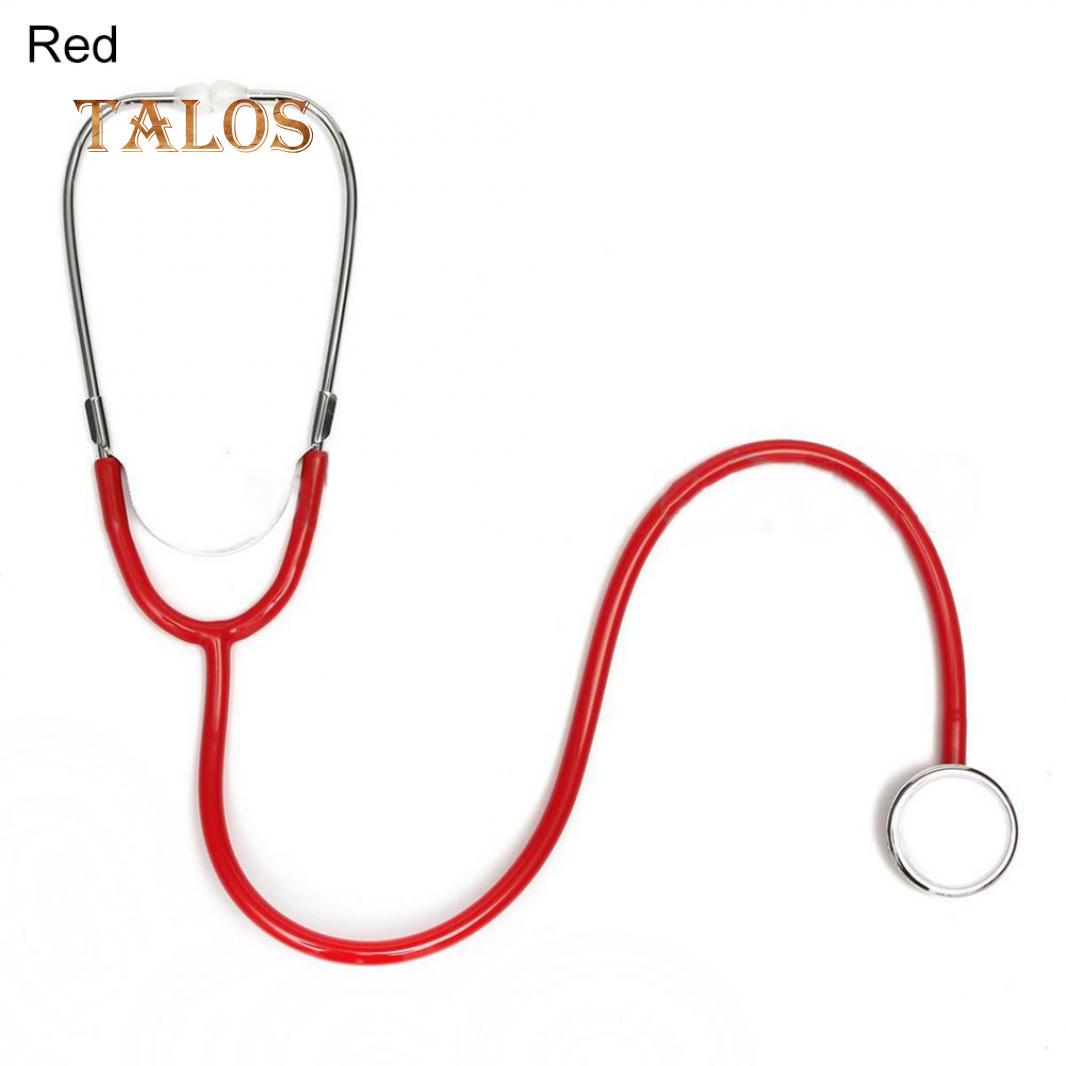 

Одиночный стетоскоп с головкой EMT, аксессуар для медицинского монитора для врача и медсестры, удобный аксессуар для ветеринара красный