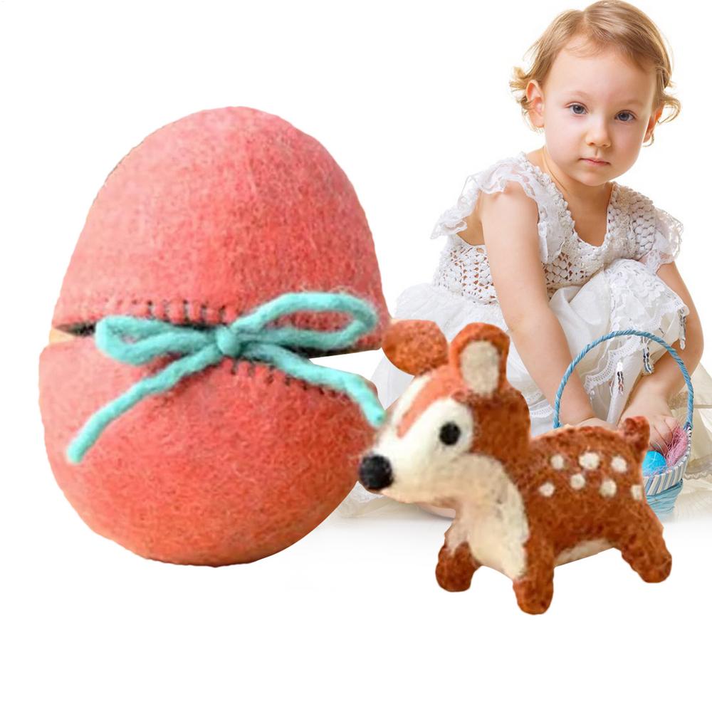 

Easter Eggs Decoration Dangling Easter Tree Ornaments Funny Basket Stuffer Felt Spring Parties Crafts For Home Studio