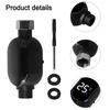 Black Intelligent LED Thermometer Battery Powered Device Battery Powered Child Bath Safety Monitor Large LED Display