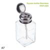 Empty Glass Nail Polish Remover Dispenser Refillable Press Pump Bottle Makeup Manicure Accessories
