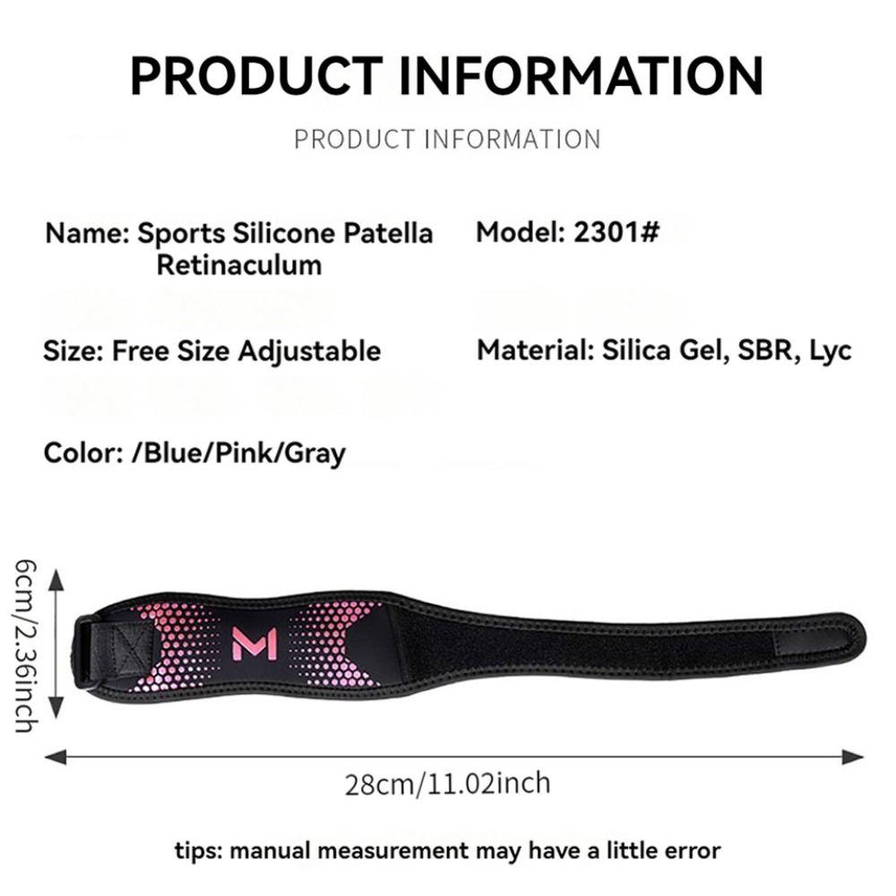 Adjustable Patella Knee Strap Breathable Knee Pain Relief Support Brace  Gym