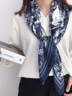 Fantasy Jungle, Silk Crepe Satin Square Scarf Women'S Spring And Autumn Versatile Mulberry Silk Scarf Manufacturer