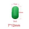 100pcs Anti-Collision Luminous Fishing Beads Cylindrical Glowing Fishing Space Stopper  Rock Fishing