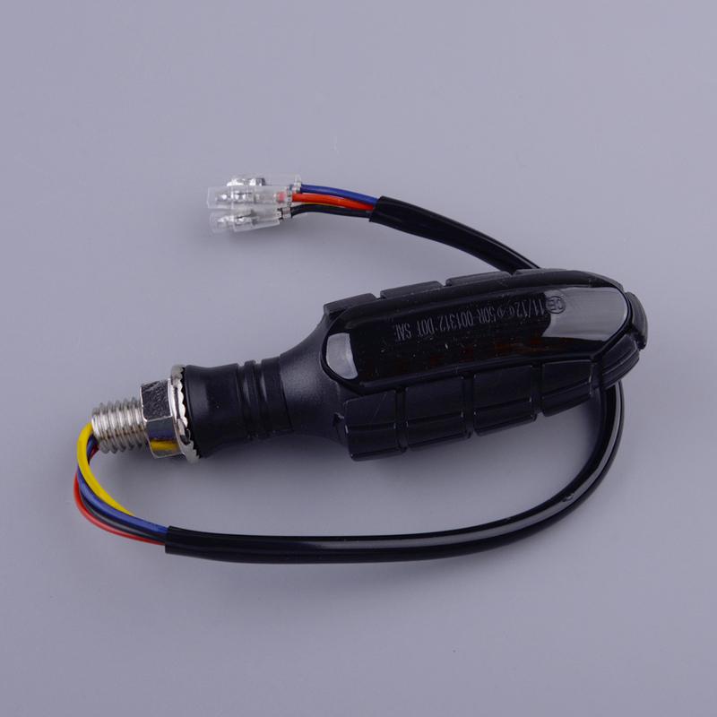 DC 12V 3000K Motorcycle 16LED Indicator Dynamic Rear Tail Brake Lamp Turn Signal DRL Daytime Running Light