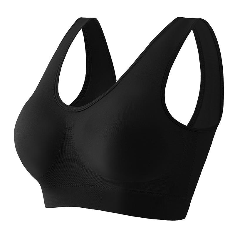 

Женский бесшовный спортивный бюстгальтер: Без косточек, Дизайн с перекрещенной спинкой, Идеально для йоги, бега, фитнеса, Доступны большие размеры S