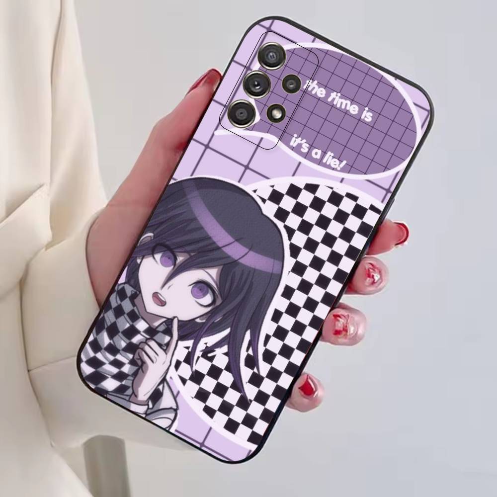 Kokichi Oma Game D-Danganronpa Phone Case For Samsung S25,S24,S21,S22,S23,S30,Ultra,S20,Plus,Fe,Soft Silicone Black Cover