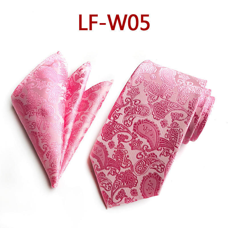 Polyester Material Fashion Suit Waist Tie Plus Pocket Towel Set