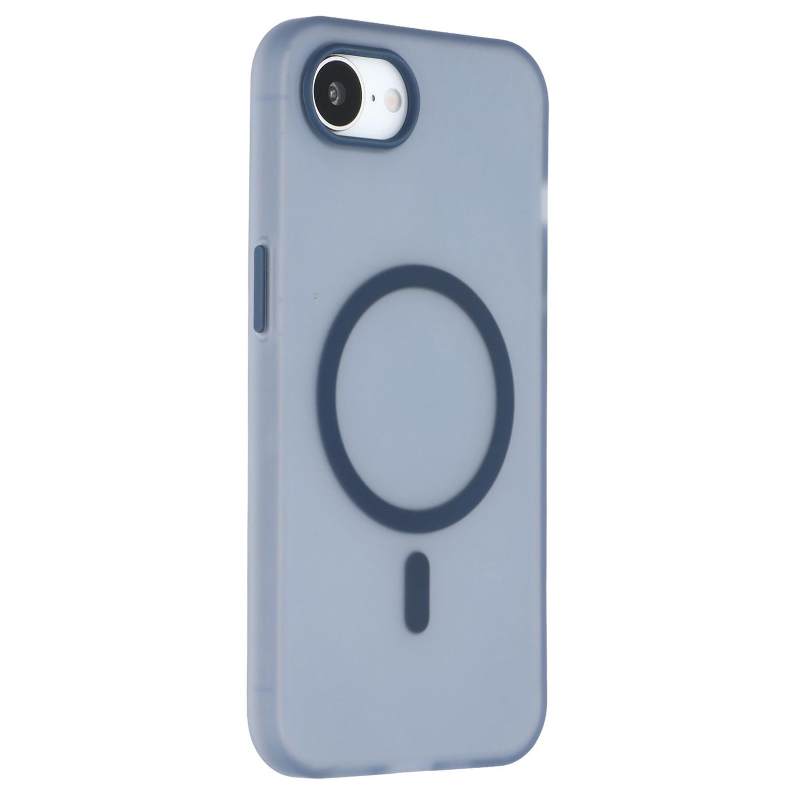 

Чохол для iPhone 16e, сумісний з MagSafe, напівпрозорий матовий чохол для телефону з ТПУ Navy Blue