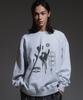 CAMEL WORK Ccc Hand-Printed Sweatshirt (Ash Grey)