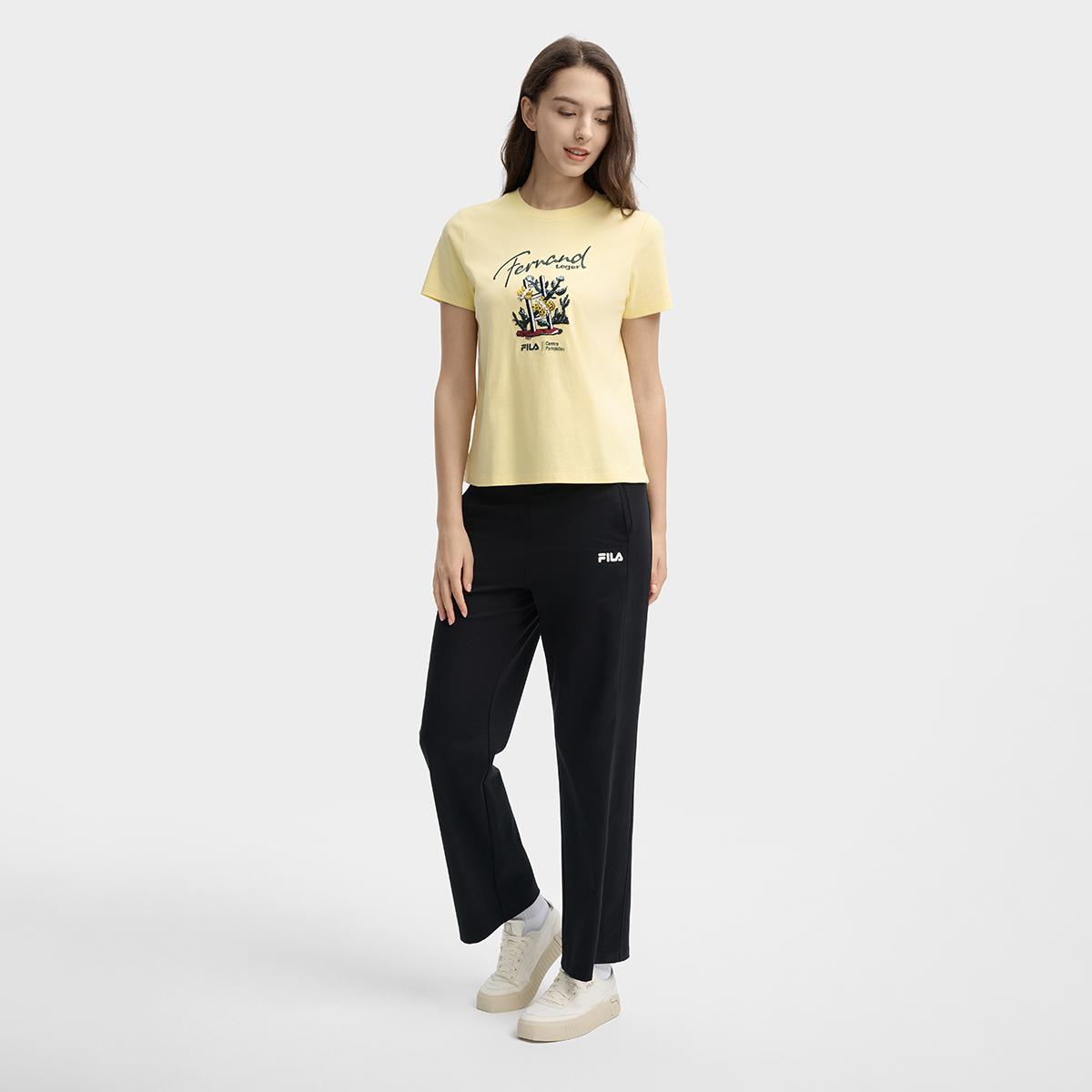 

Новые вязаные спортивные штаны FILA женские F11W438605FBK L(170/70A)