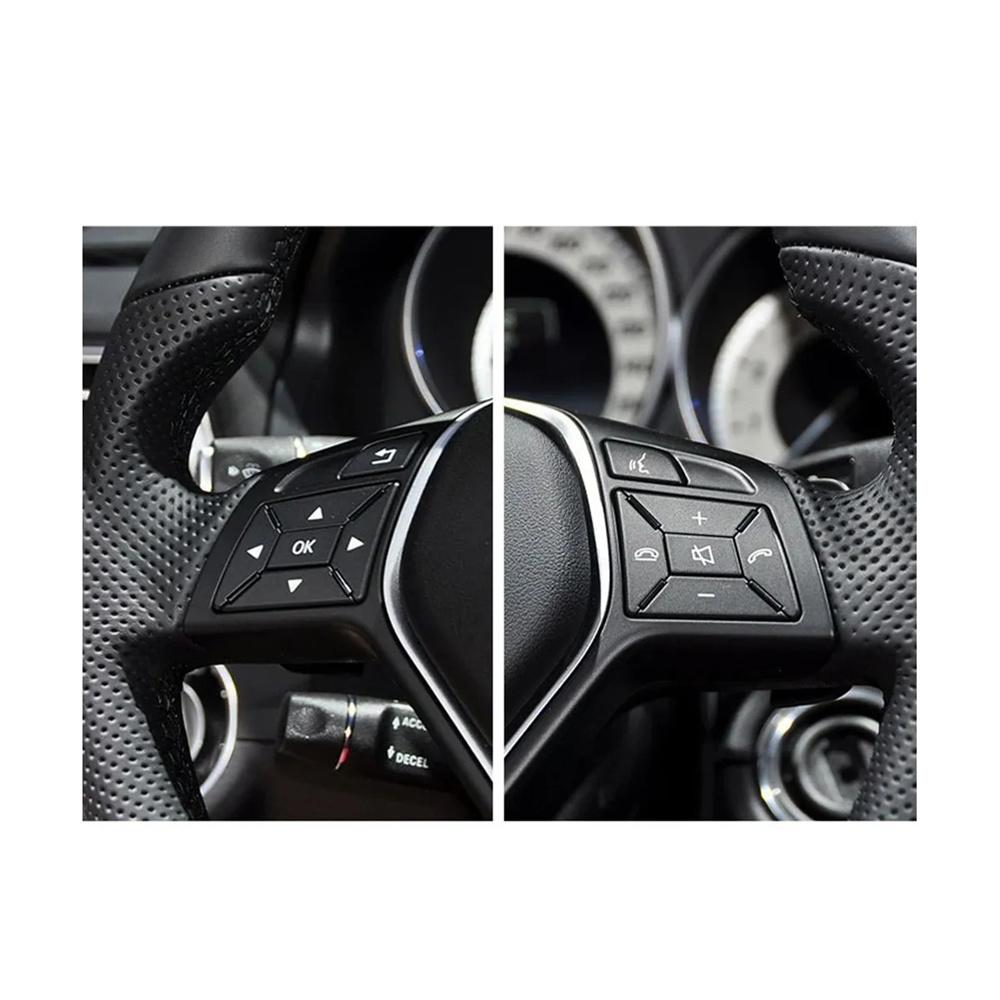 New Steering Wheel Switch Button Cover For Mercedes W204 W212 X204 C/E/GLK Class