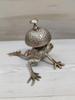 Brass Frog Desk Bell: Antique Style Service Counter Bell