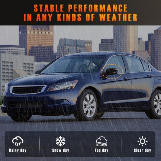 For Honda Accord 2008-2012  Model Driver Left Side View Mirror Cover Trim Cap