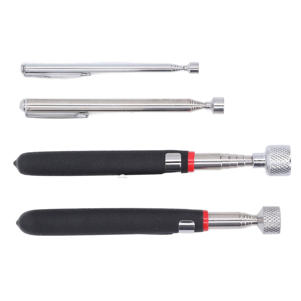 4 Pcs Magnetic Pickup Tool Set 1.5lb 3lb 10lb 15lb Strong Suction Shockproof Telescoping Magnetic Pick Up Stick
