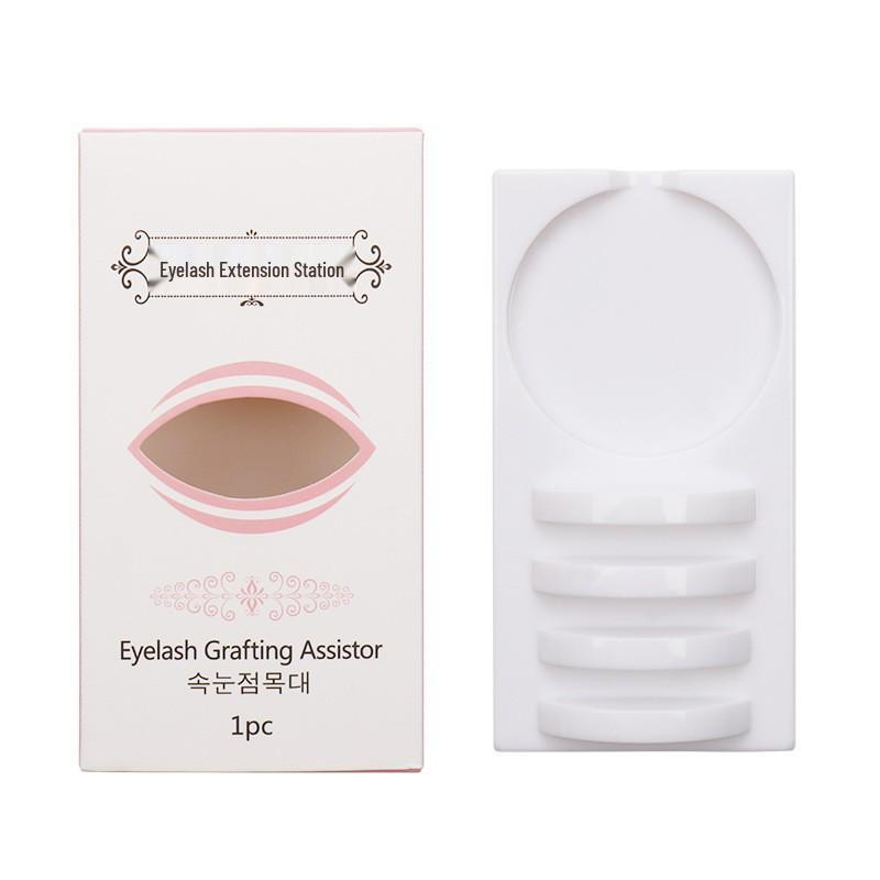 Multi-functional Anti-fall Eyelash Glue Tray & Pad for Lash Application