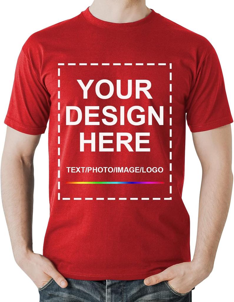 Custom Tshirt Design Your Own Printed Tee Picture Shirts For Unisex Wounisex Personalized T Shirt