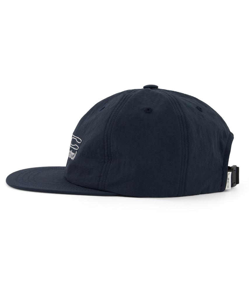 Eondeokeonteulol Summer Nylon Flat Brim Snapback Unisex Baseball Cap Uc Line Duplex / Nylon F B / D Navy