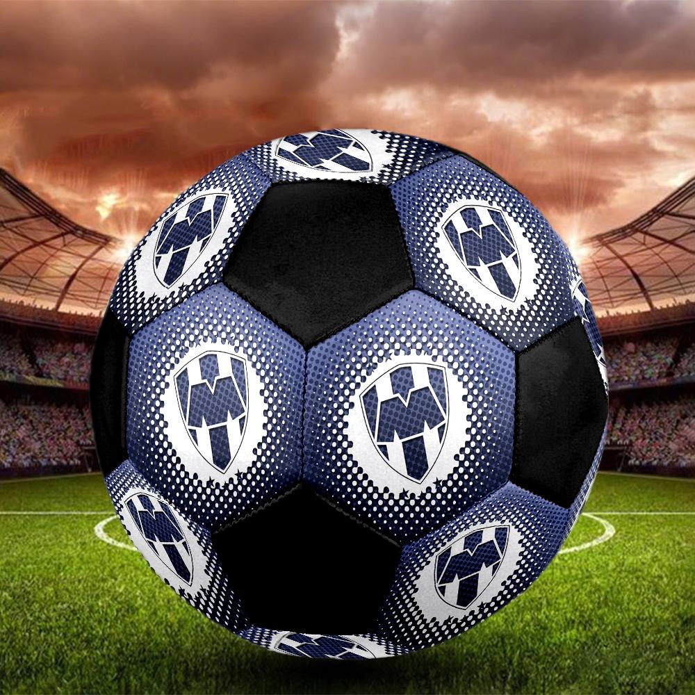 SIZE 5 C.F. Monterrey Soccer Ball Colorful All Ages Machine Stitched PVC Competition Ready Durable High-Bounce