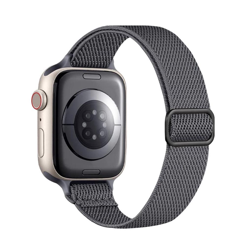Apple Watch SE87654 Damen Nylon Elastisches Armband - Passend für kleine Handgelenke, Ultra Armband