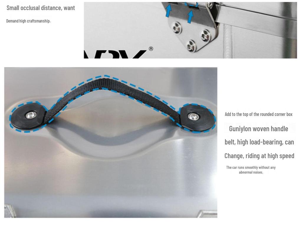 GSADV Aluminum Alloy Guard Bar Bumper for BMW S1000XR Side Box and Trunk Modifications.