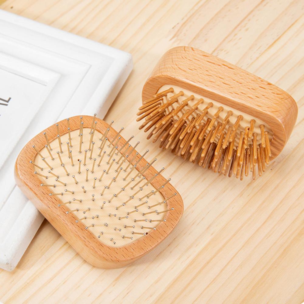 

Массажная расческа Wood Health с силиконовой воздушной подушкой, инструменты для укладки волос Wooden Needle