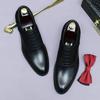 Business Leather Men's Leather Shoes Dress Foreign Trade Retro Leather Velvet Cowhide Oxford Shoes