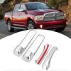 Chrome Door Handle Trim Cover 2 Door with 1 Keyhole Fit for Dodge Ram 1500 2009-2015