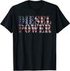 New Limited Truck Mechanic Gift, Diesel Power American Flag T-Shirt